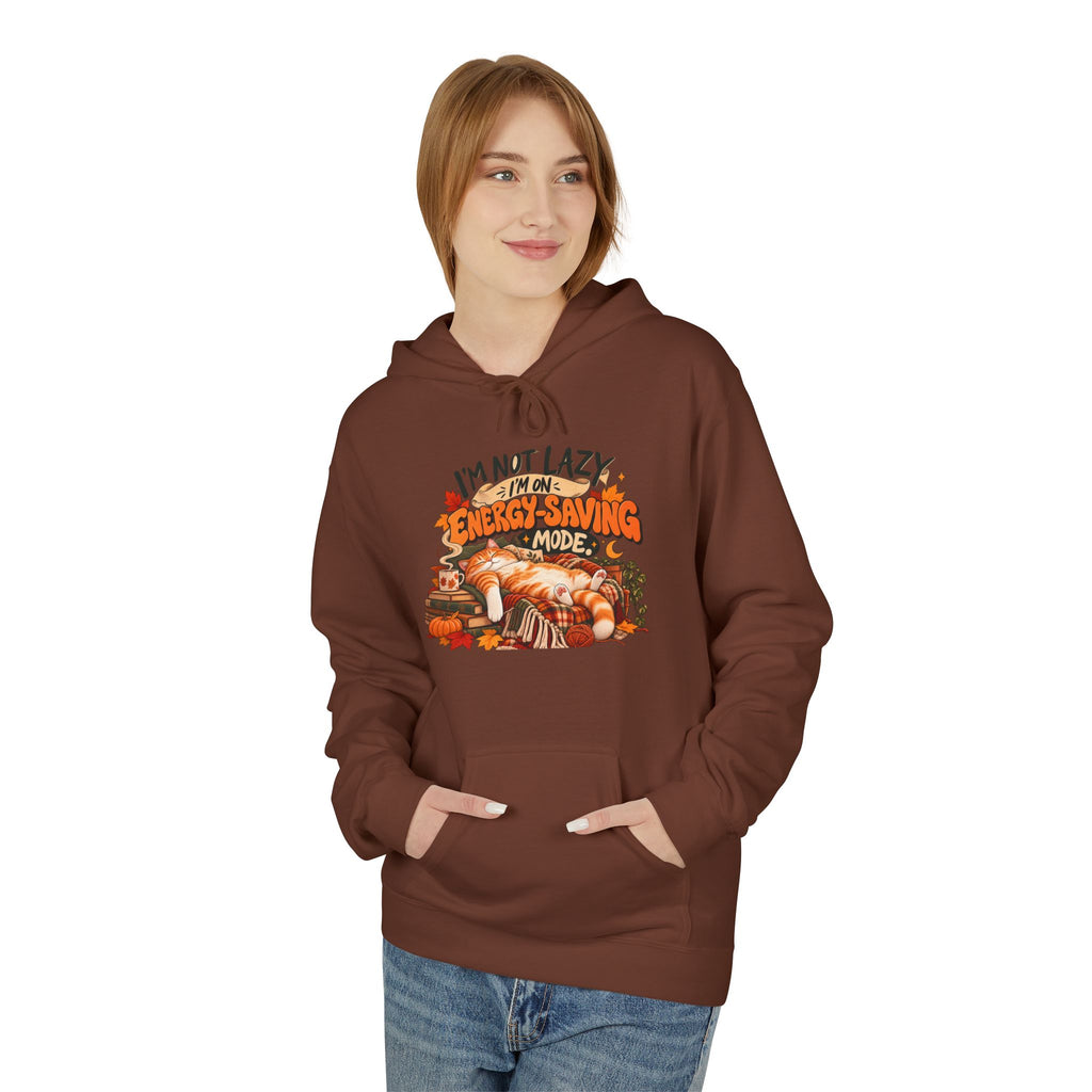 I'm Not Lazy, I'm Just Conserving Energy Funny Slogan Hoodie