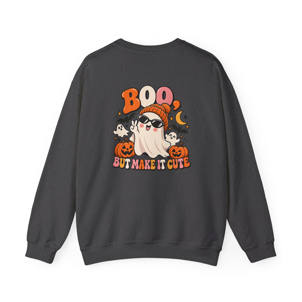 Boo But Make It Cute Halloween Crewneck Sweatshirt
