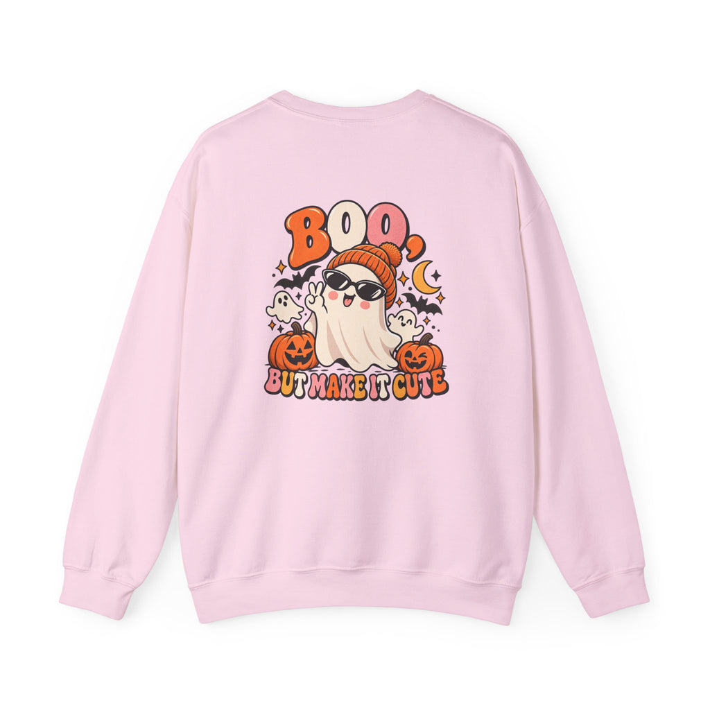 Boo But Make It Cute Halloween Crewneck Sweatshirt