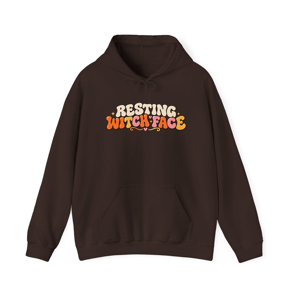 Resting Witch Face Halloween Hoodie