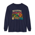 Reading Is My Cardio Long Sleeve Tee | Stack of Books Illustration
