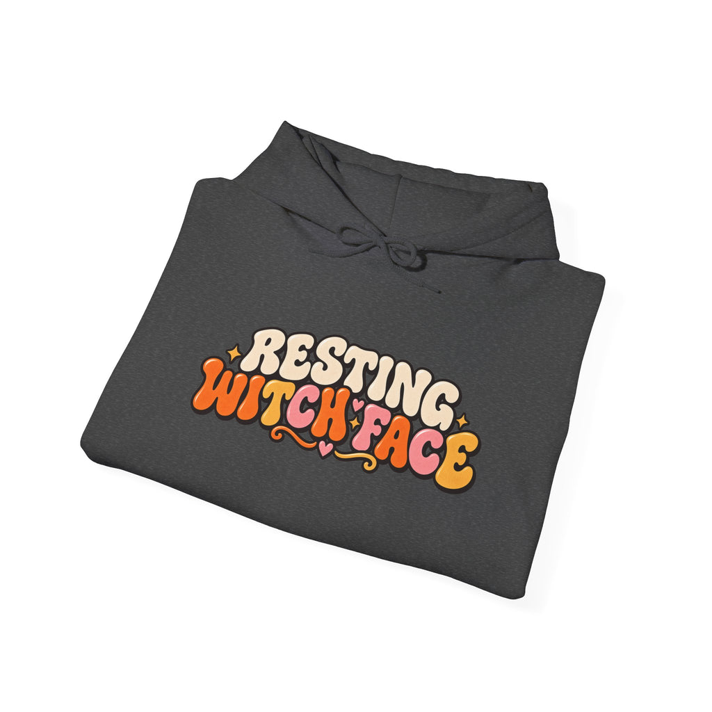 Resting Witch Face Halloween Hoodie